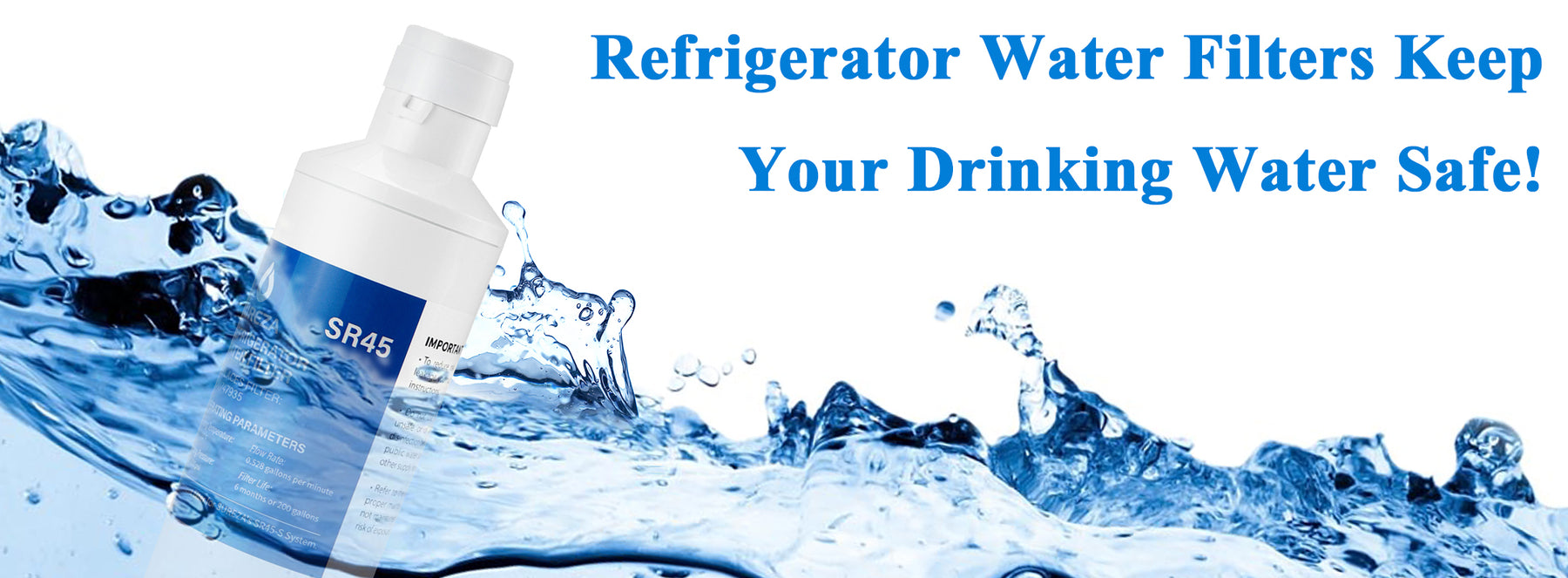 Refrigerator water filters provide you with healthier water!