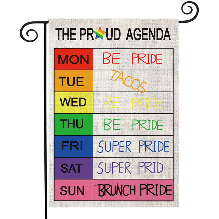 Gay Pride Flags for Decorate The Garden