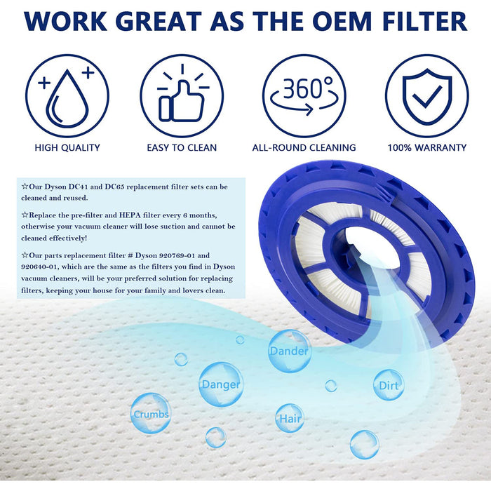 DC41 DC65 DC66 HEPA Filter For Animal Multi Floor Vacuum