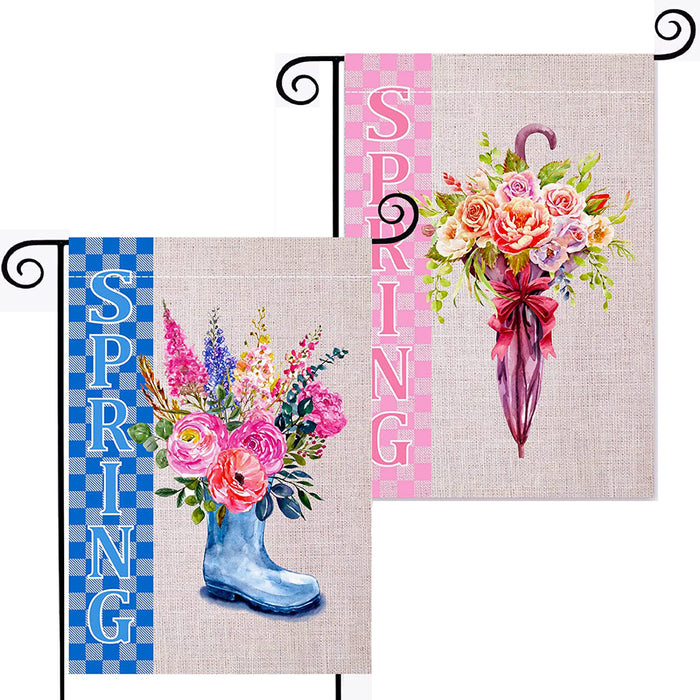 Spring Garden Flag for Yard Outside Decoration