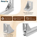Beaquicy silver aluminum extrusion connector kit - image 4