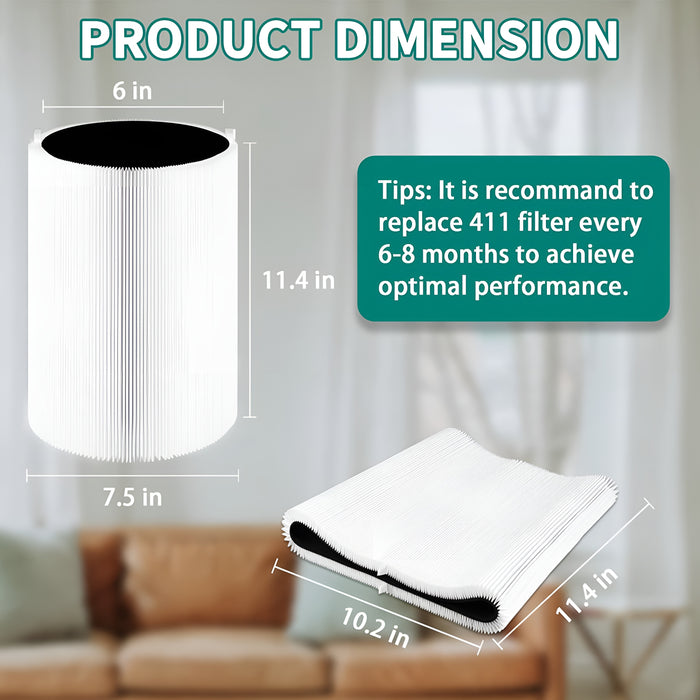 411 Filter Replacement  411, 411+ Mini Air Purifier