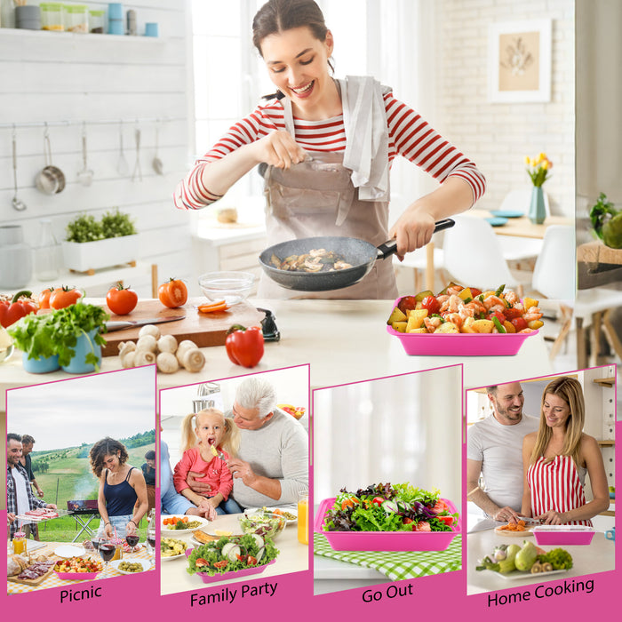 Beaquicy Food Meal Prep Containers Plastic Food Storage Containers ,Dishwasher and Freezer Safe and BPA Free, 50 Packs