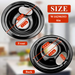 Beaquicy Porcelain Drip Pan Replacement for Electric Stove Burner W10290350 8-inch & W10290353 6-inch - 8