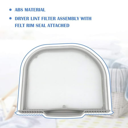 Beaquicy Lint Filter Screen Dryer Lint Trap Replacement for LG Dryer - 3