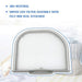 Beaquicy Lint Filter Screen Dryer Lint Trap Replacement for LG Dryer - 3