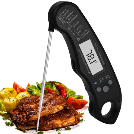 Beaquicy  Instant Read Meat Thermometer Waterproof with Magnet,and Stainless Steel Probe for Kitchen Cooking - 7