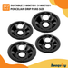 Beaquicy Non-stick Porcelain Drip Pan Bowls for Electric Range Stovetop Burner - 2