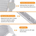 Beaquicy WE18X25100 Dryer Lint Filter Replacement Screen Mesh for GE Dryers - 4