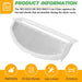 Beaquicy WE18X25100 Dryer Lint Filter Replacement Screen Mesh for GE Dryers - 6