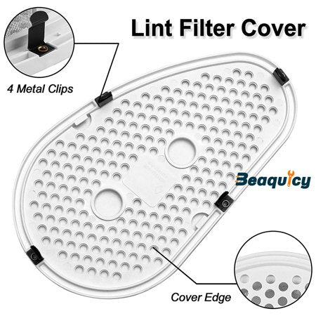 Beaquicy W10828351 Dryer Lint Filter Screen Replacement for Whirlpool Dryer 8531964 - 5
