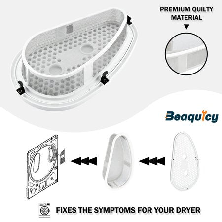 Beaquicy W10828351 Dryer Lint Filter Screen Replacement for Whirlpool Dryer 8531964 - 6