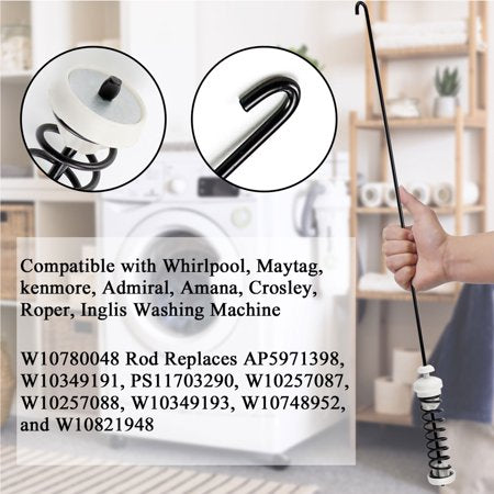Beaquicy W10780048 Washer Suspension Rod Kit Replacement for Whirlpool Washing Machine - 5