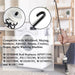 Beaquicy W10780048 Washer Suspension Rod Kit Replacement for Whirlpool Washing Machine - 5