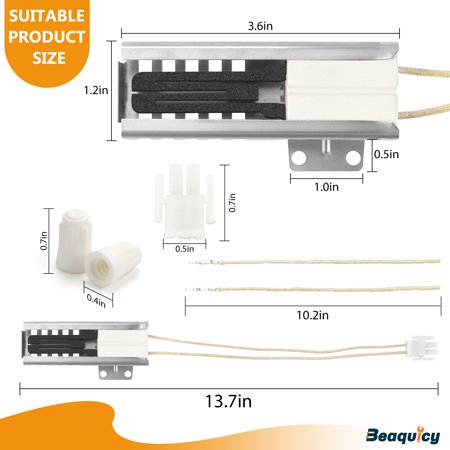 Beaquicy DG94-00520A Gas Igniter Range Oven Compatible with Gas Oven NX58H5600SS NX58H9500WS - 3