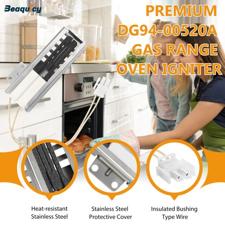 Beaquicy DG94-00520A Gas Igniter Range Oven Compatible with Gas Oven NX58H5600SS NX58H9500WS - 4