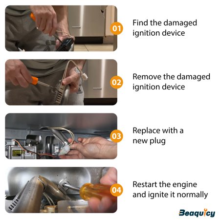 Beaquicy DG94-00520A Gas Igniter Range Oven Compatible with Gas Oven NX58H5600SS NX58H9500WS - 5