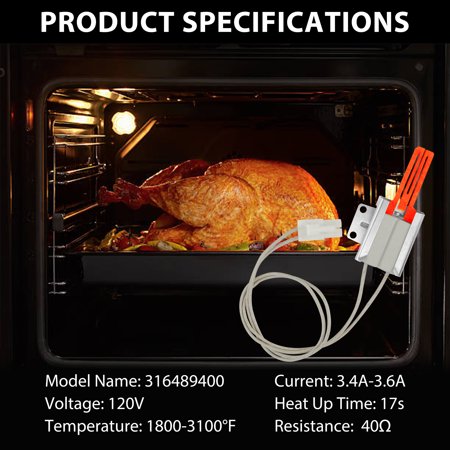 Beaquicy 316489400 5304534663 Oven Igniter Gas Stove Compatible with Frigidaire - 4