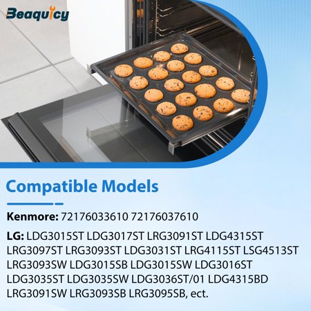 Beaquicy MEE61841401 Range Oven Ignitor Exact Replacement Replaces MEE61841403 MEE63084901 Oven Igniter for Gas Stove - 2
