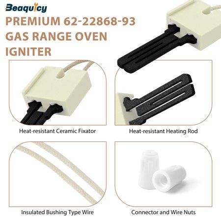 Beaquicy 62-22868-93 Furnace Ignitor Igniter Weather King 62-22868-02, 62-22868-82, 62-22868-93, 62-22441-01 - 4