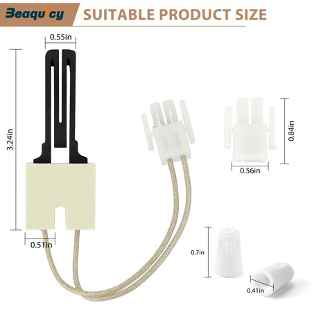 Beaquicy 62-22868-93 Furnace Ignitor Igniter Weather King 62-22868-02, 62-22868-82, 62-22868-93, 62-22441-01 - 5
