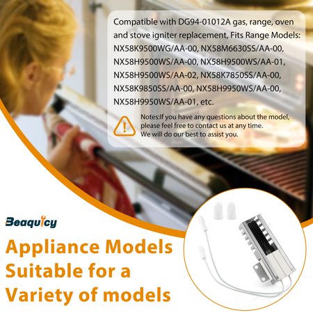 Beaquicy DG94-01012A Oven Igniter Replacement Compatible for DG94-01012A - 4