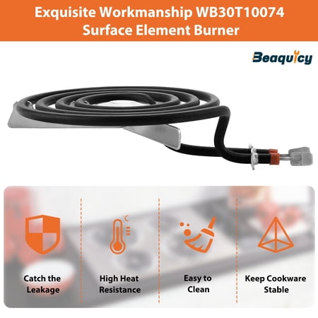 Beaquicy WB30T10078 Electric Range Surface Burner 4 Turn 6" Surface Element for WB30X24401, WB30T10111 - 5