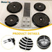 Beaquicy WB30M1 Range 6" Large Surface Burner Element 5 Turns Electric Stove Range Burner - 3