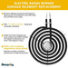 Beaquicy WB30M1 Range 6" Large Surface Burner Element 5 Turns Electric Stove Range Burner - 6