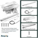 Beaquicy Cooking Grid Heat Plate Grill Replacement Parts 720-0830H,720-0888,720-0888N 304 Stainless Steel Grill Burner Tubes for Home Depot - 1