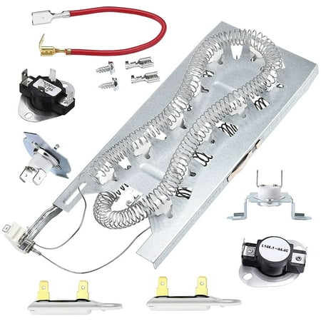 Beaquicy Dryer Heating Element with Thermal Fuse Kit for Dryers - 2