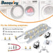 Beaquicy Dryer Heating Element with Thermal Fuse Kit for Dryers - 3
