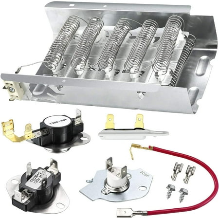 Beaquicy Dryer Heating Element Kit 279838 with Thermostat for Whirlpool Dryer - 7