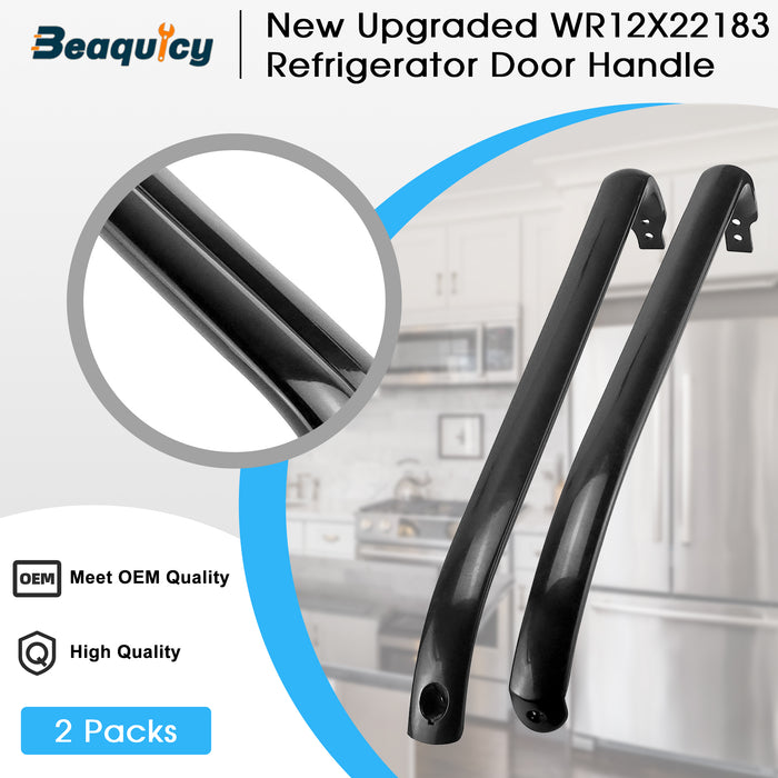 Beaquicy Refrigerator Door Handle for GE WR12X11008 Replacement - 5
