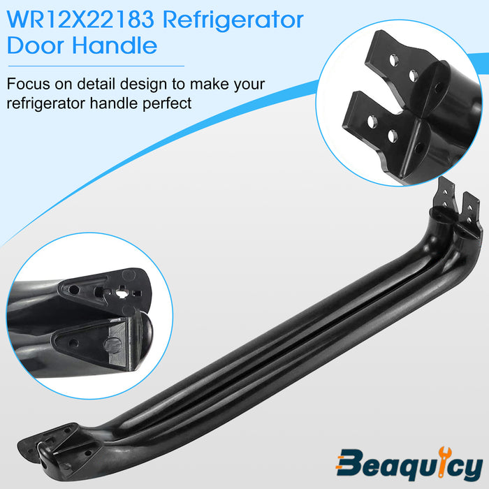 Beaquicy Refrigerator Door Handle for GE WR12X11008 Replacement - 8