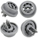 Beaquicy Dishwasher Lower Rack Roller Wheels Replacement for 2002711 - 1