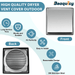 Beaquicy Dryer Vent Cover Stainless Steel 6 Inches Outdoor Air Vent Covers for Wall Vent Exterior With Screw - 2