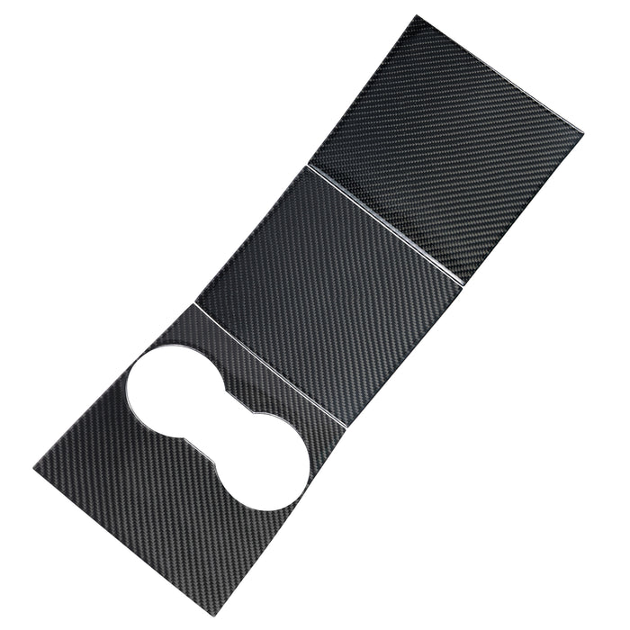 Center Console Wrap Kit ABS Cover Matte Carbon Fiber Patter for Tesla Model 3 & Model Y