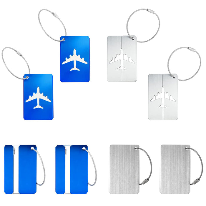 8pcs Luggage Tags for Travel Luggage Baggage Identifier