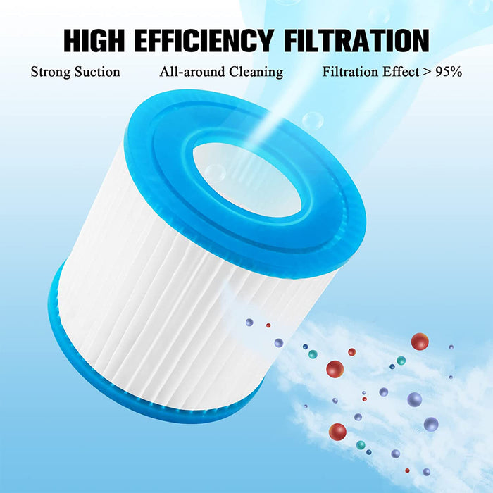 Summer Waves P57000102 Type D Replacement Pool And Spa Filter Cartridge