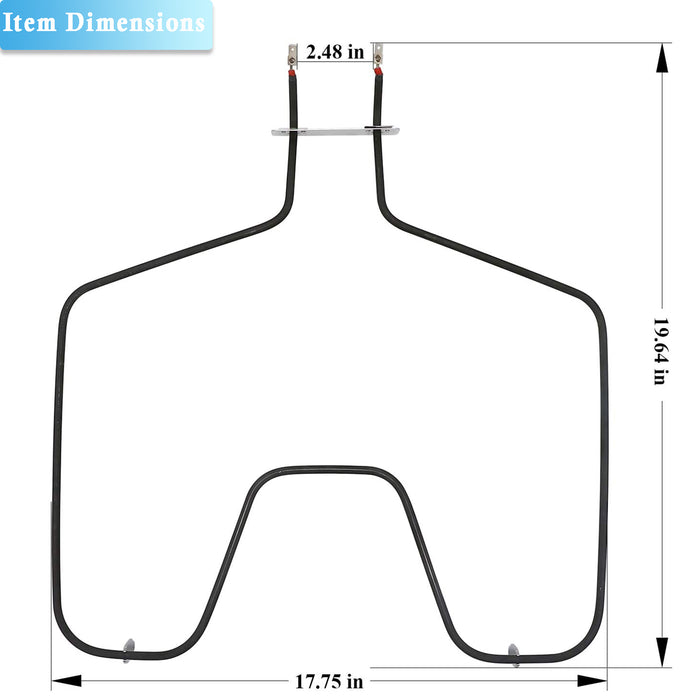 WB44T10010 Oven Bake Element Heating Element for Oven Stove