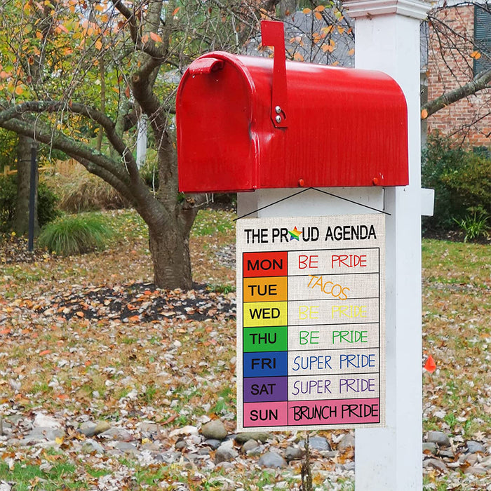 Gay Pride Flags for Decorate The Garden