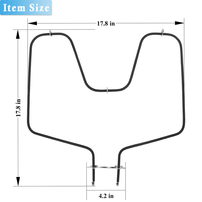 WB44K10005 Oven Bake Heating Element Replacement for Oven WB44K10001