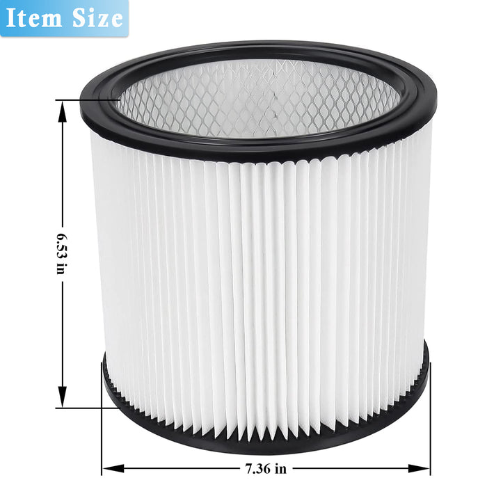 90304 HEPA Cartridge Filter for 9030400 5 Gallon Up Wet/Dry Vacuum