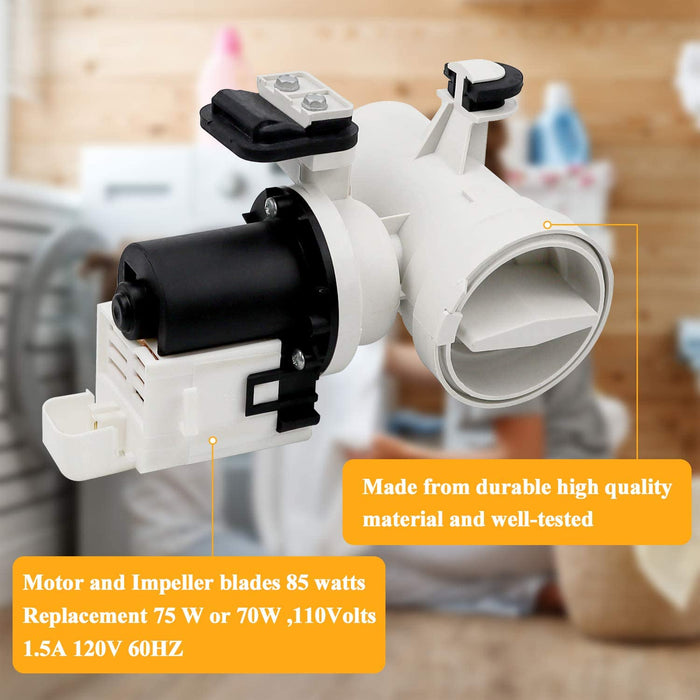 W10130913 Washer Drain Pump Assembly(OEM)