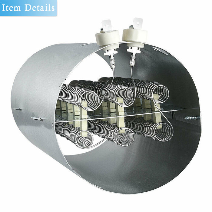 137114000 Heavy Duty Dryer Heating Element 3204267 & 137032600 Thermal Limiter