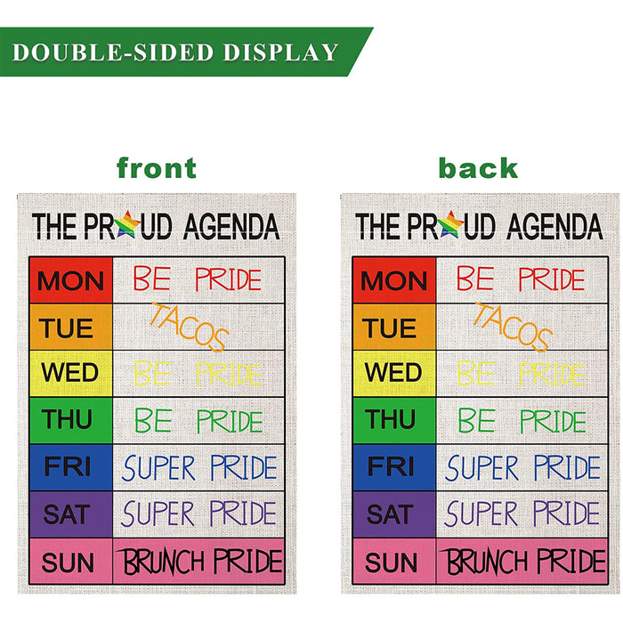 Gay Pride Flags for Decorate The Garden