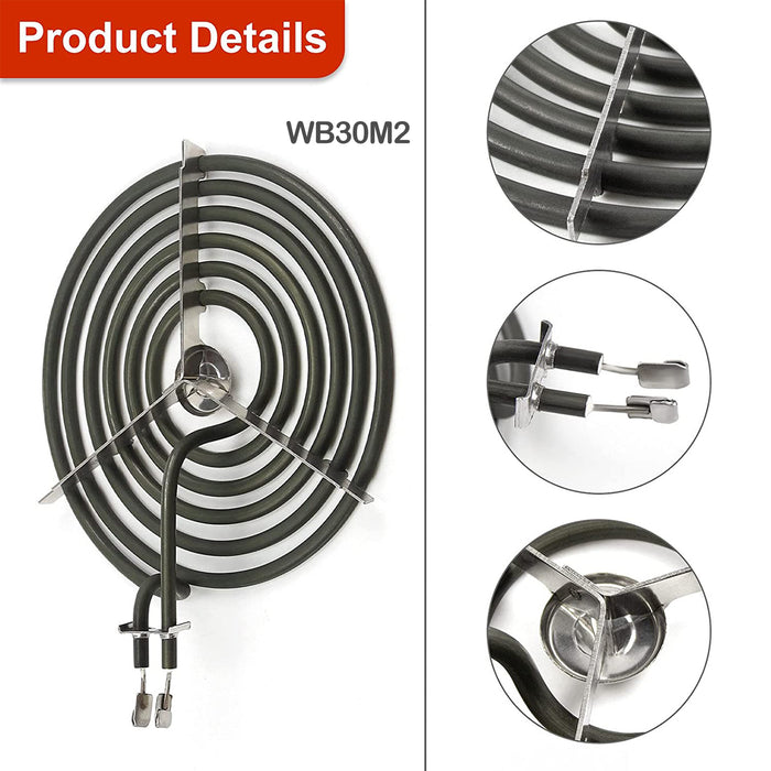WB30M1 WB30M2 Electric Range Stove Surface Burner Element Kit