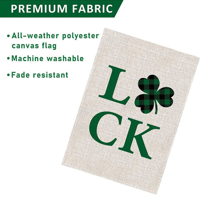 Lucky Clover Yard Flag Decoration for Indoor Outdoor