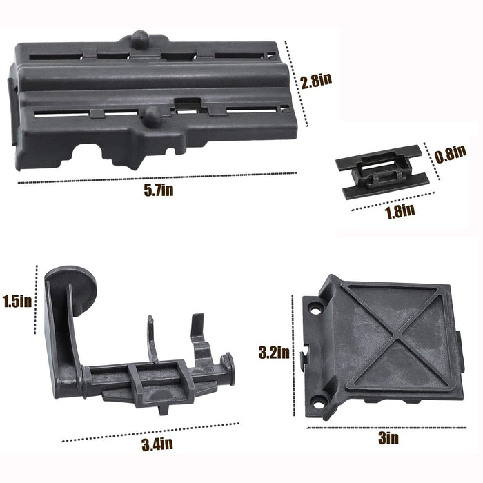 W10712394 Dishwasher Upper Rack Adjuster Metal Kit